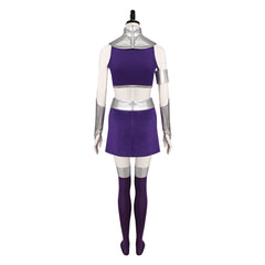 Teen Titans Starfire Cosplay Kostüm Halloween Karneval Outfits