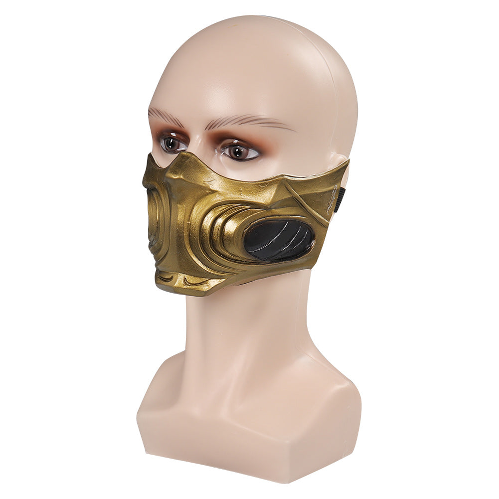 Mortal Kombat Scorpion Latex Maske Full Scorpion Man Cosplay Requisite