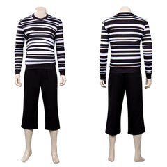 Addams Cosplay Pugsley Addams Kostüm Halloween Karneval Outfits