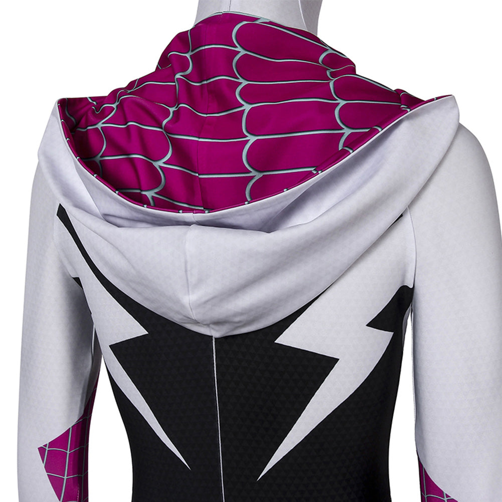Spider-Man: Into the Spider Verse-Gwen Stacy Cosplay Kostüm Outfits Halloween Karneval Jumpsuit