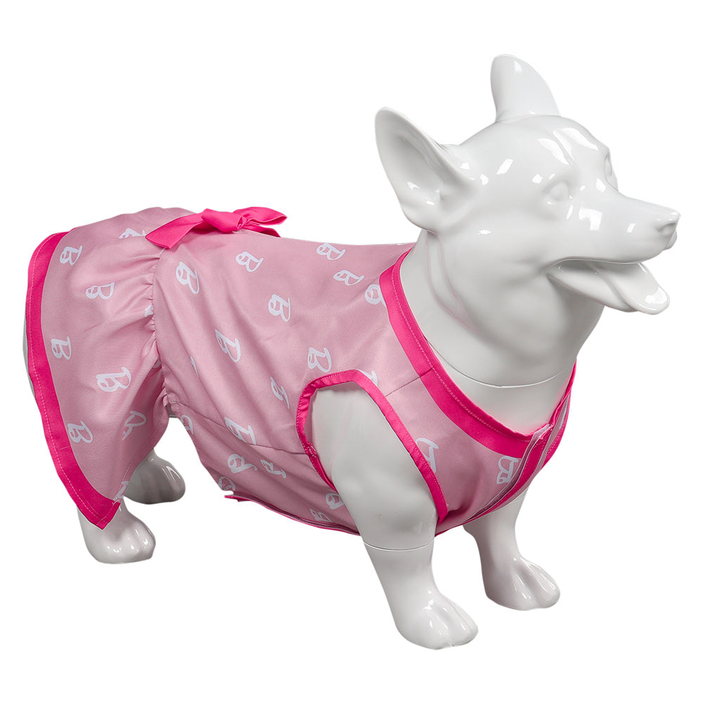 Barbie Film 2023 rosa Hunde Kleid Haustier Kleidung Halloween Karneval Outfits Cosplay Kostüm