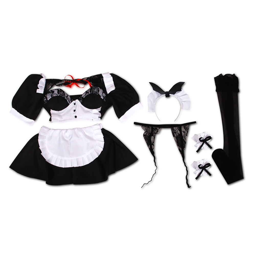 My Dress-Up Darling Marin Kitagawa Dienstmädchen Cosplay Kostüm Halloween Karneval Outfits