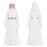 Kinder Star Wars Prinzessin Leia Kostüm Cosplay Halloween Karneval Kostüm