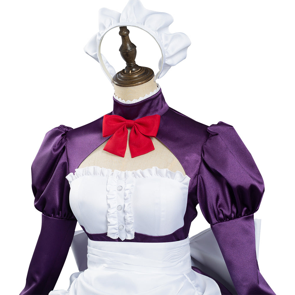 High-Rise Invasion Maid-fuku Kamen Cosplay Kostüme Dienstmädchen Kleid Halloween Karneval Outfits Version B