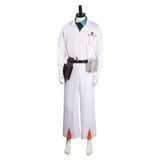 Back to the Future TV Doc Brown weiß Jumpsuit Cosplay Kostüm Halloween Karneval Outfits