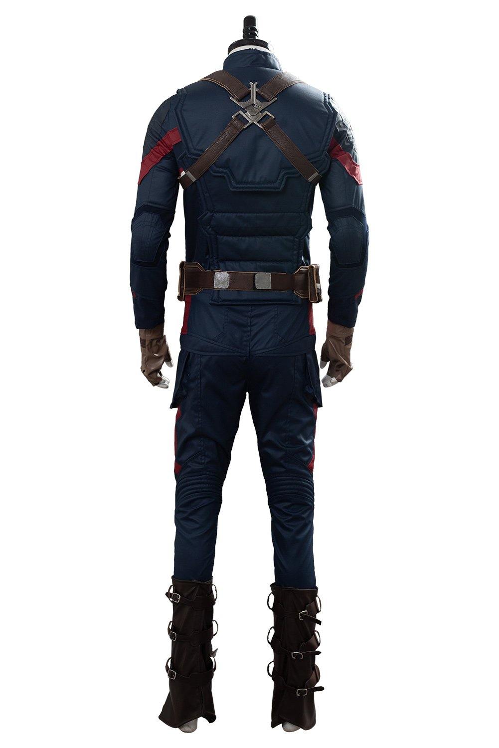 Avengers 4 Avengers: Endgame Captain America Cosplay Kostüm NEU Set - cosplaycartde