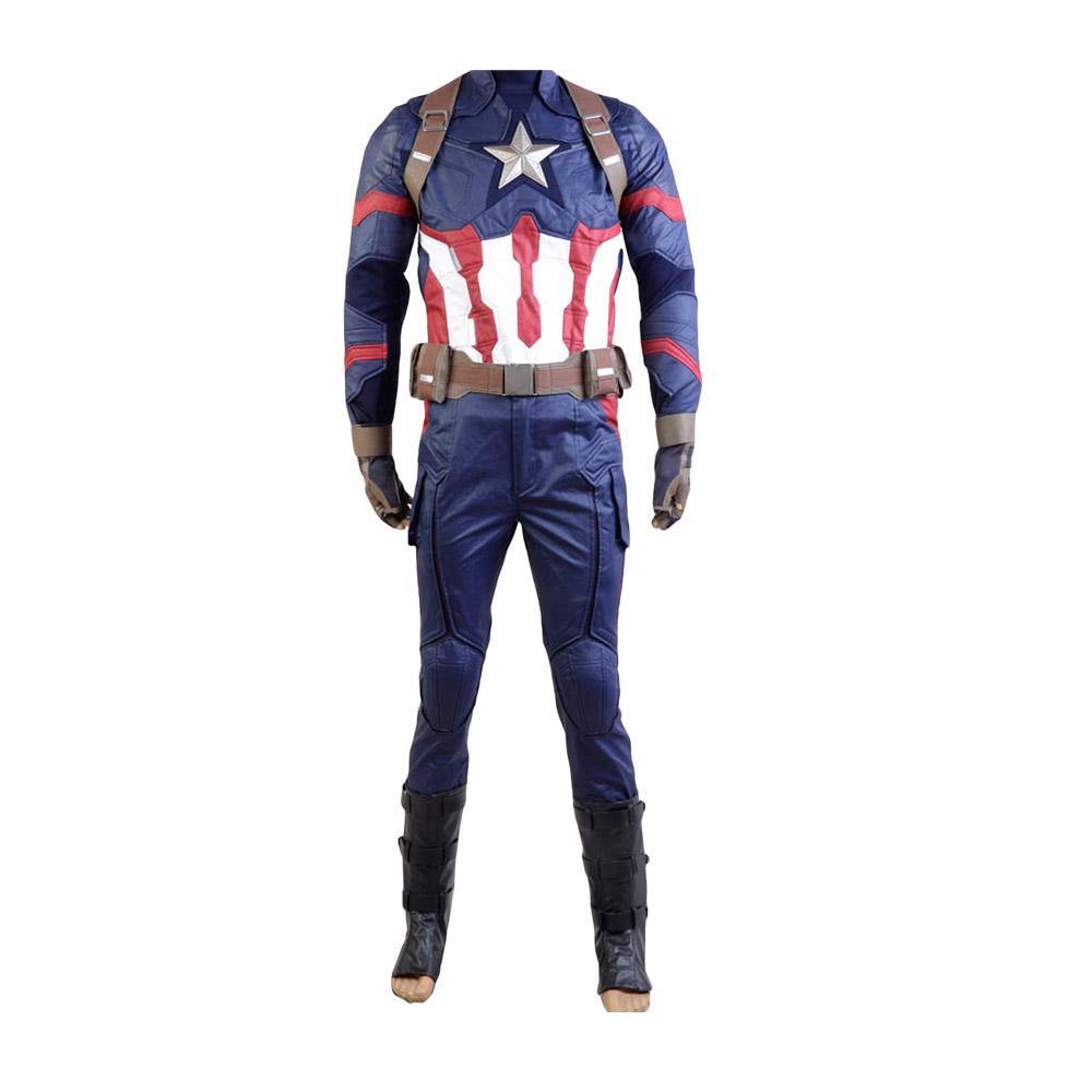 Captain America 3: Civil War Steve Rogers Uniform Cosplay Kostüm - cosplaycartde