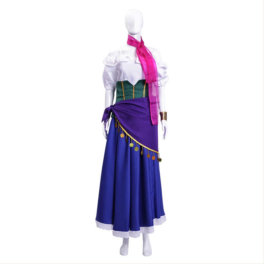 Der Glöckner von Notre Dame The Hunchback of Notre Dame (La) Esmeralda Kleid Cosplay Kostüm - cosplaycartde