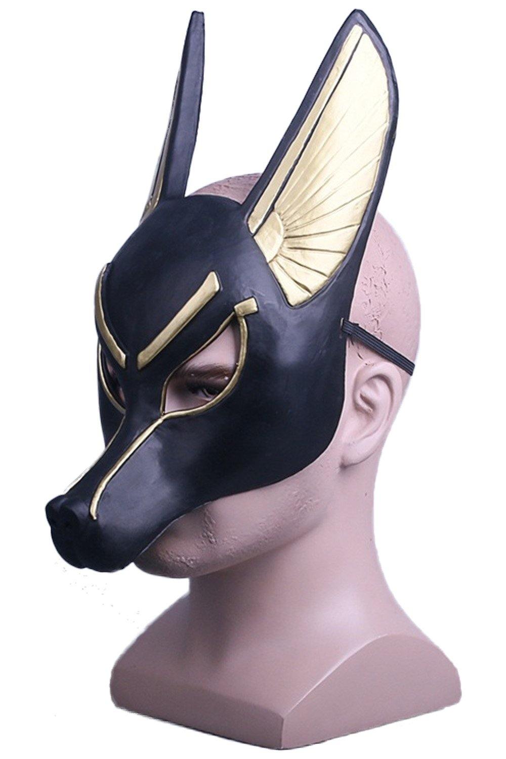 Egyptian Anubis PVC Cosplay Maske Wolf Schakal Maskerade Mottoparty Halloween Karneval - cosplaycartde