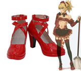 Fate/Apocrypha FA Saber of Red Mordred Schuhe Cosplay Schuhe Version B - cosplaycartde