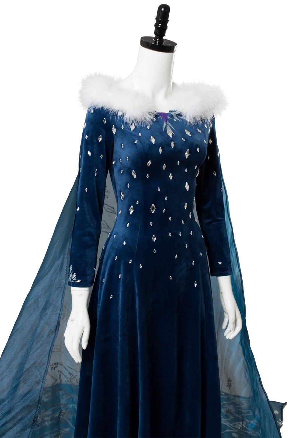 Frozen Olaf's Frozen Adventure Elsa Kleid Cosplay Kostüm - cosplaycartde