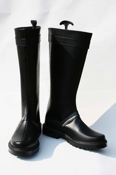 Gin Tama Sakata Gintoki Cosplay Stiefel Schuhe Schwarz