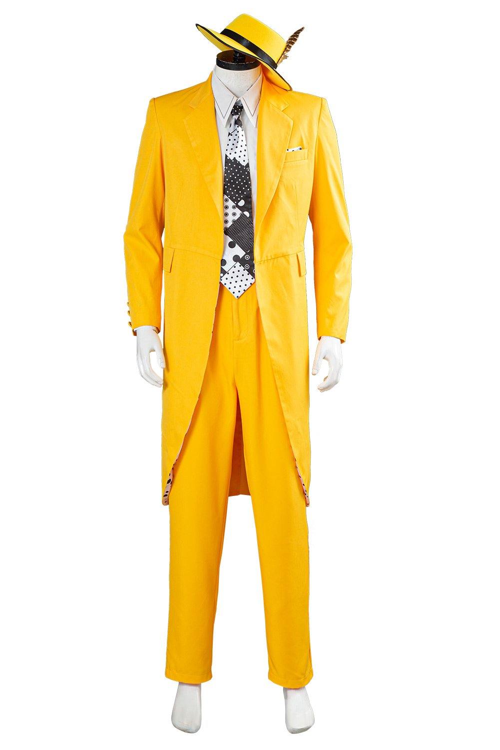 Jim Carrey Gelb Anzug Cosplay Kostüm Uniform Halloween Karneval Kostüm - cosplaycartde