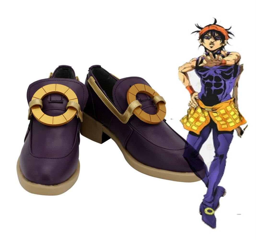Jotaro Kujo JoJo's Bizarre Adventure: Golden Wind Narancia Ghirga Schuhe Cosplay Schuhe - cosplaycartde
