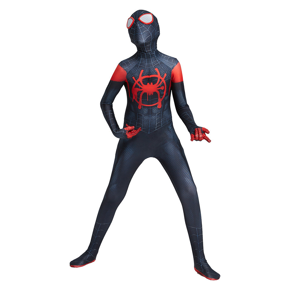 Kinder Jumpsuit Spider-Man: A New Universe Miles Morales Jumpsuit für Kinder Cosplay Kostüm