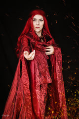 GoT Game of Thrones The Red Woman Melisandre Outfit Cosplay Kostüm