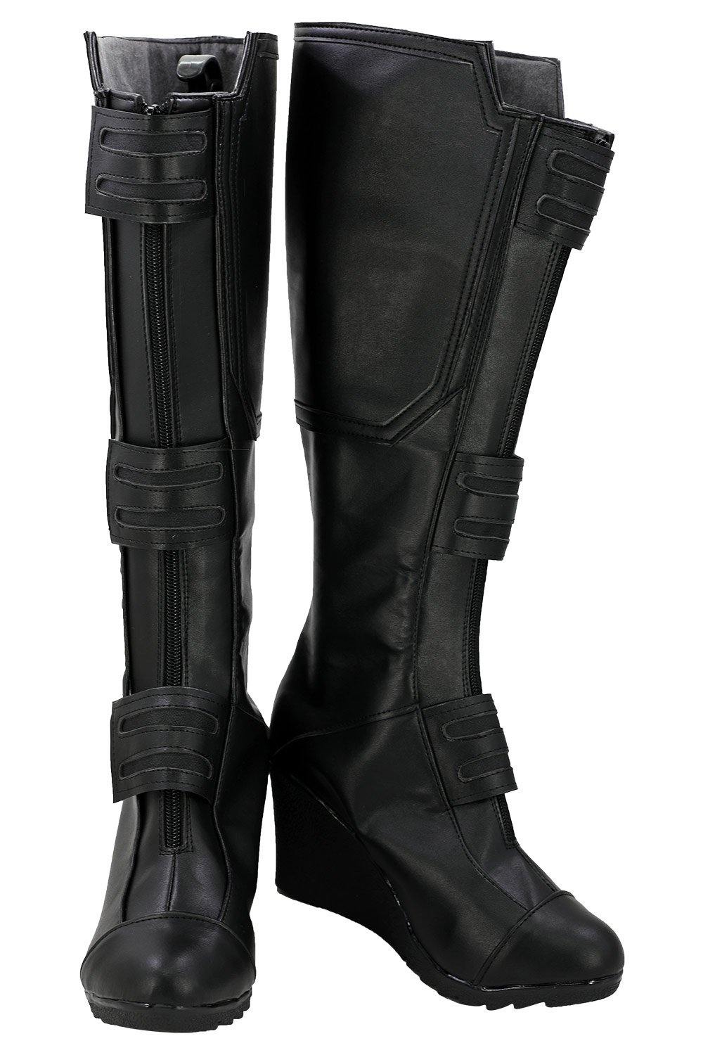 Marvel Avengers 3 Civil War Camptain America Black Widow Cosplay Schuhe Stiefel NEU Version - cosplaycartde