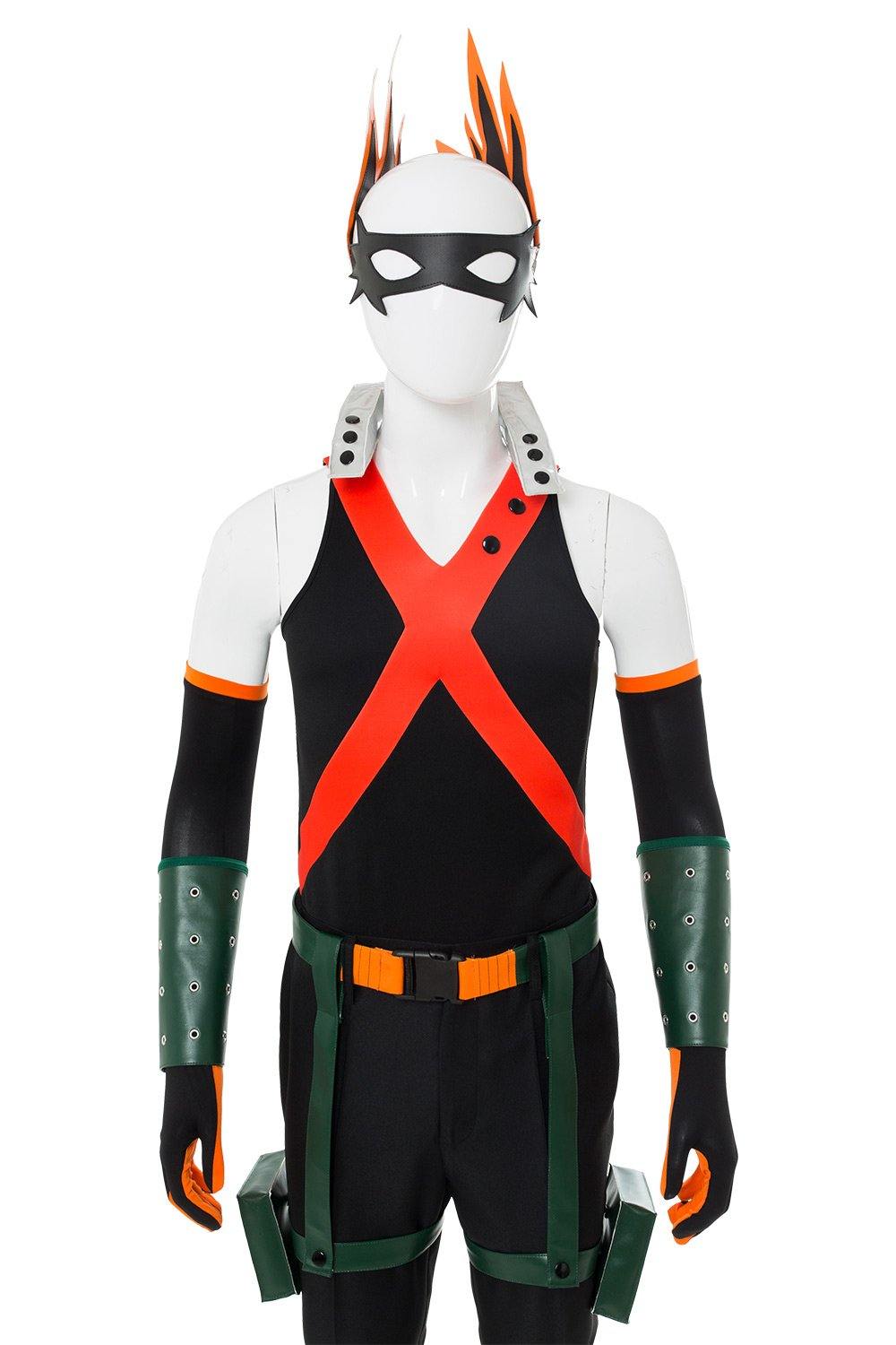 My Hero Academia Boku no Hero Akademia Katsuki Bakugou Kämpfeanzug Cosplay Kostüm - cosplaycartde