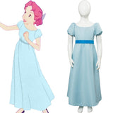 Nimmerland Peter Pan Wendy Darling Kleid Cosplay Kostüm Blau für Kinder - cosplaycartde