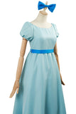 Nimmerland Peter Pan Wendy Kleid Cosplay Kostüm Blau - cosplaycartde
