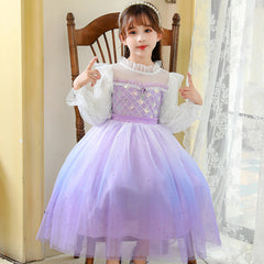 Kinder Mädchen Prinzessin lila tutu Kleid Cosplay Kostüm Halloween Karneval
