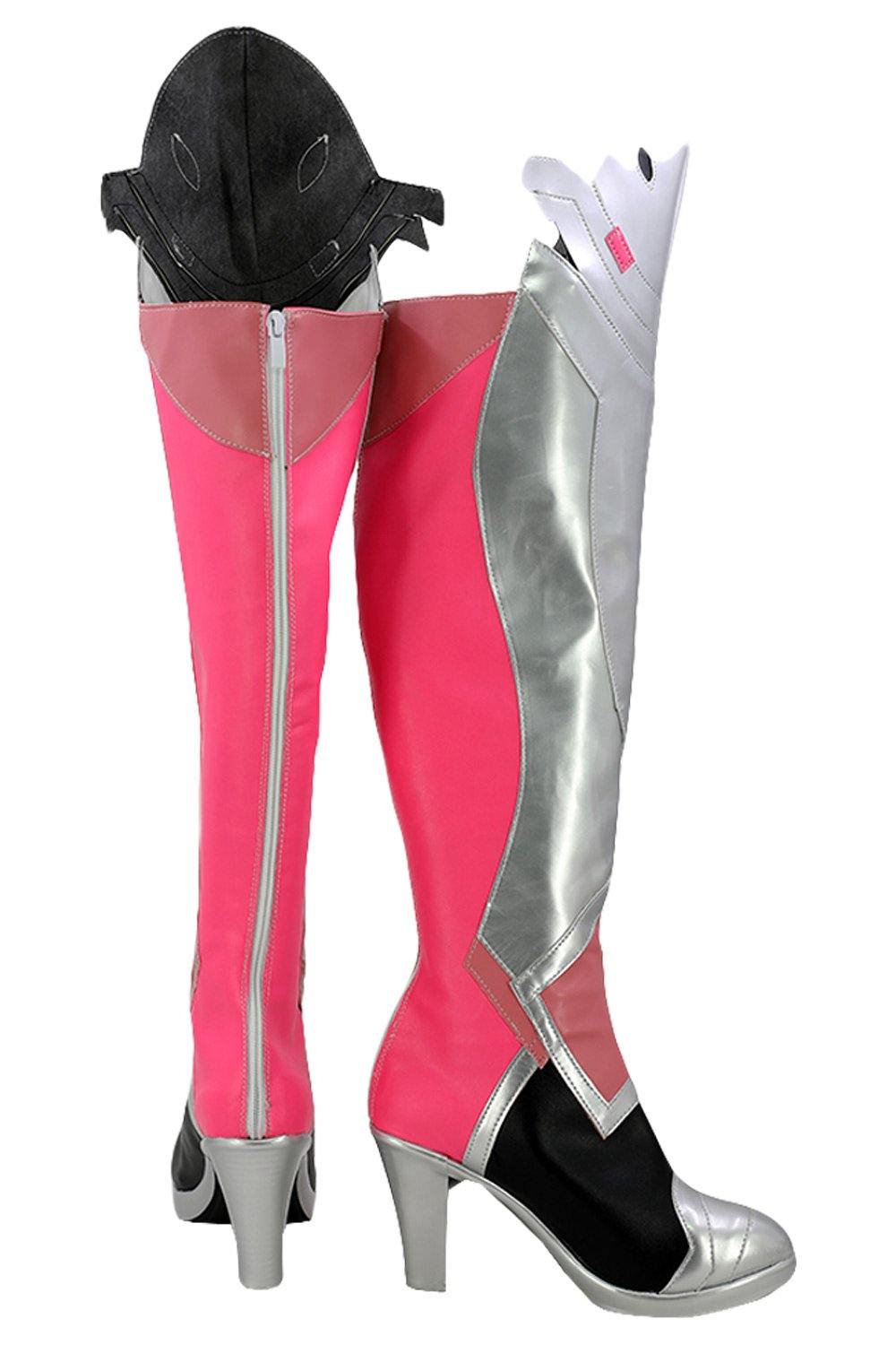 Overwatch Mercy Angela Ziegler Mercy Rosa Cosplay Schuhe Stiefel - cosplaycartde
