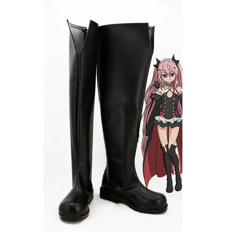 Seraph of the End Krul Tepes Stiefel Cosplay Schuhe