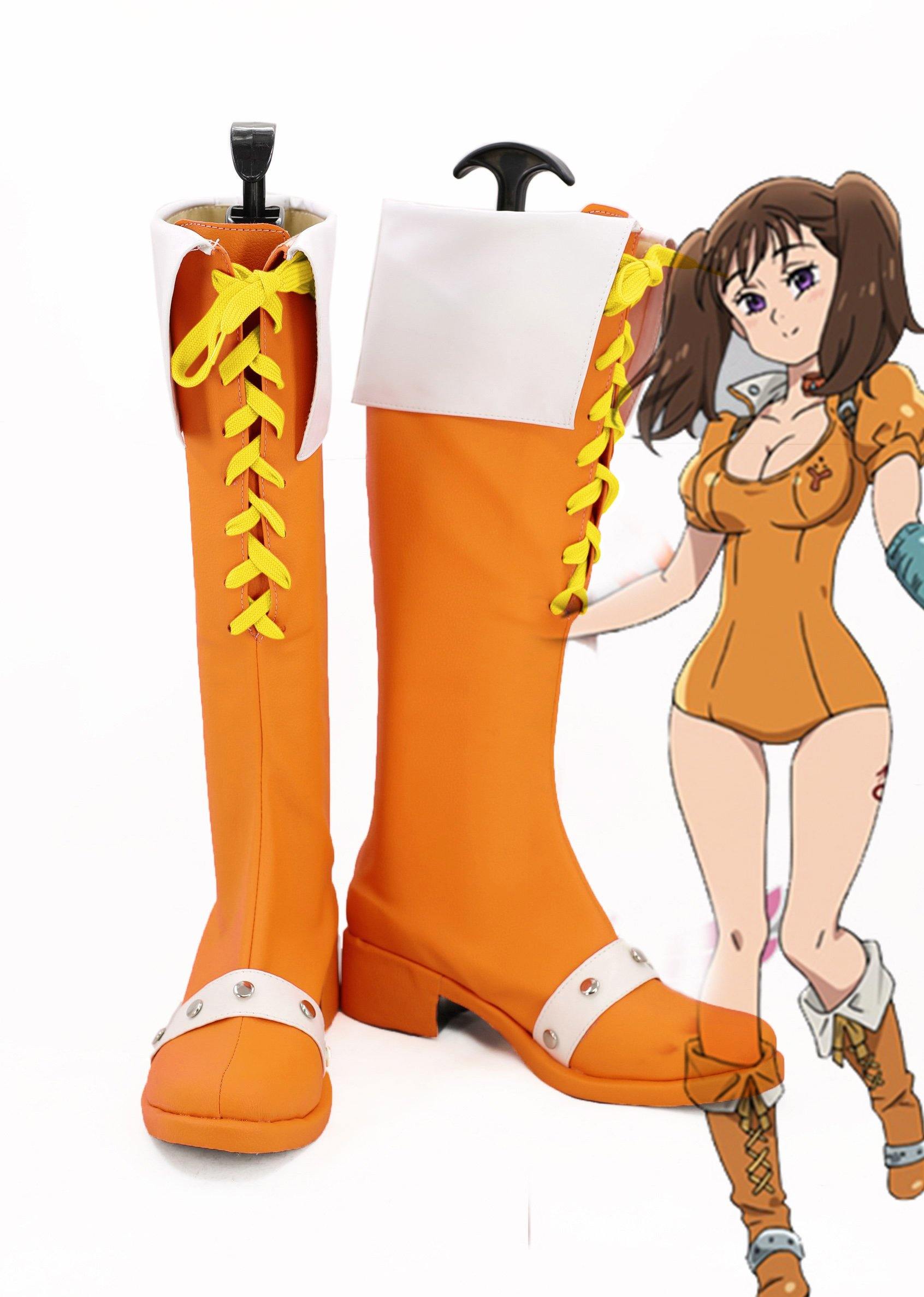 The Seven Deadly Sins Serpent's Sin of Envy Diane Cosplay Schuhe Stiefel - cosplaycartde