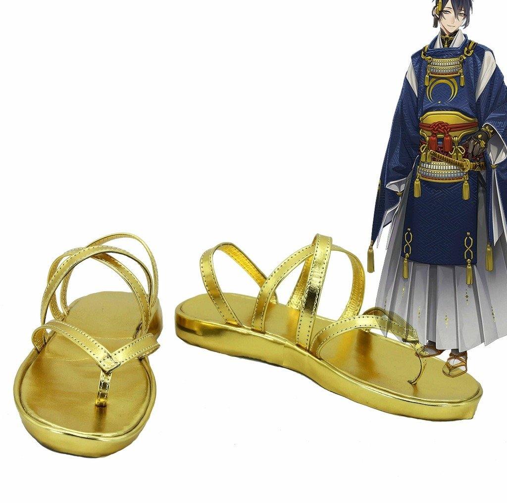 Touken Ranbu Mikazuki Munechika Cosplay Schuhe Gold - cosplaycartde