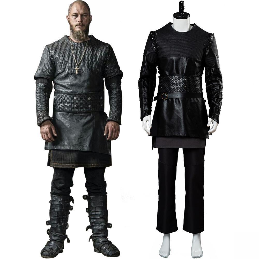 Vikings Bauer Ragnar Lodbrok Cosplay Kostüm Set NEU - cosplaycartde
