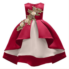 Weihnachtskleid Party Kleid für Mädchen Tanzparty Mädchen Kleid Festzug Prinzessin Hochzeit Kleidung - cosplaycartde