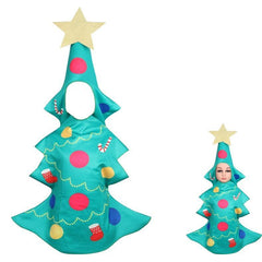Weihnachtsoutfit Overall Festliche Mädchenkleider Weihnachtskostüm Weihnachtsbaum für Party - cosplaycartde
