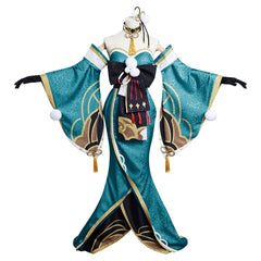 Hina/Gorou Genshin Impact Cosplay Kostüme Outfits Halloween Karneval Kleid