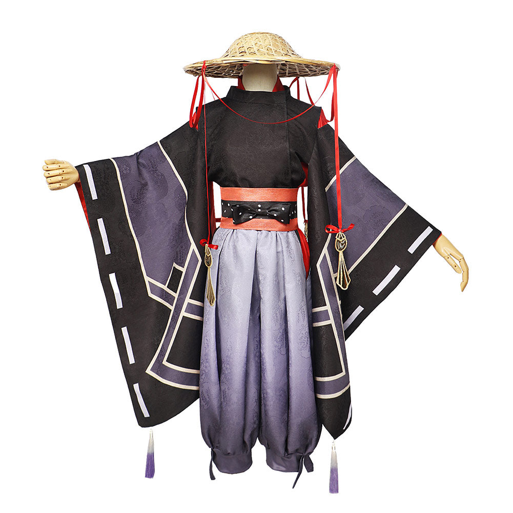 Genshin Impact Game Wanderer Scaramouche Cosplay Kostüm Halloween Karneval Outfits