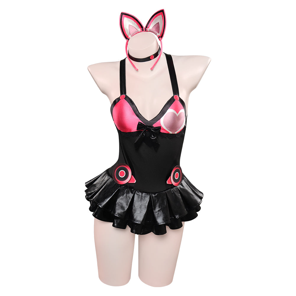 Lucky Chloe Sexy Katze Kostüm Tekken Cosplay Halloween Karneval Outfits