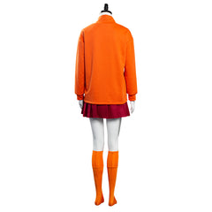 Scooby-Doo Velma Dinkley Cosplay Kostüm Halloween Karneval Outfits