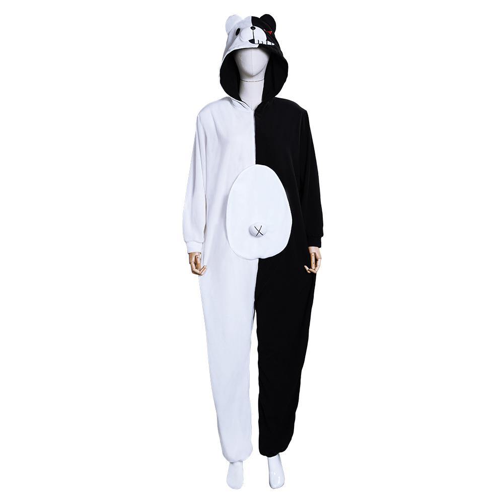 Danganronpa Dangan Ronpa Monokuma und Monomi Schlafanzug Cosplay Kostüm Jumpsuit Pajamas auch für Alltag - cosplaycartde