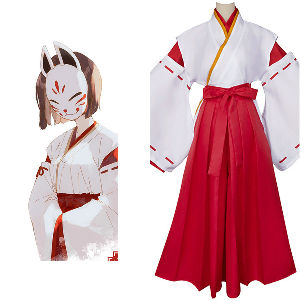 Genshin Impact Hanachirusato Kimono Cosplay Kostüm Halloween Karneval Outfits