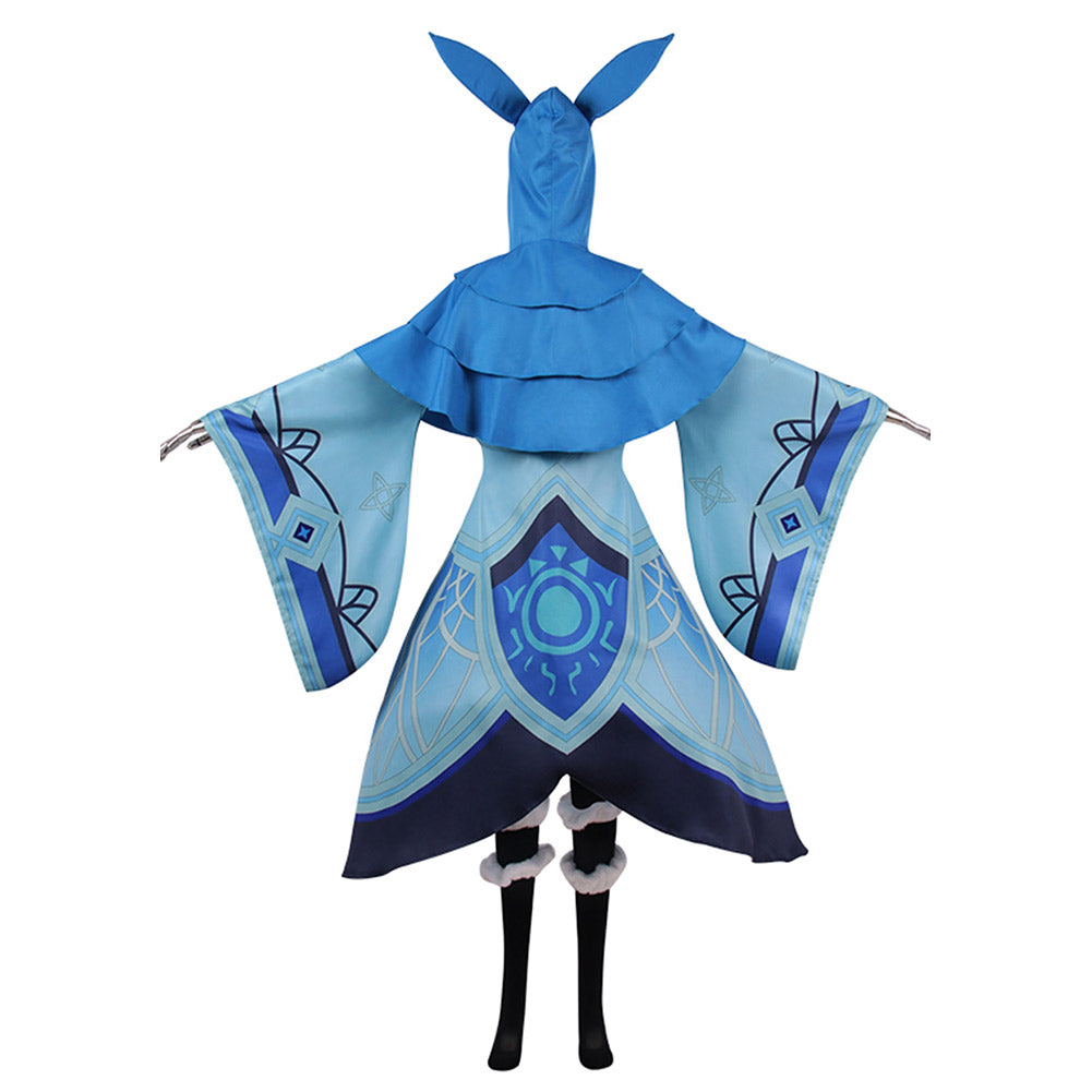 Genshin Impact Hydro Abyss Mage Cosplay Kostüm Halloween Karneval Outfits