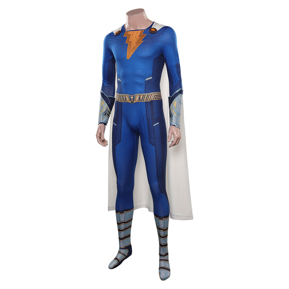 Shazam! Fury of the Gods Freddy Jumpsuit mit Umhang Cosplay Karneval Outfits