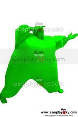 Erwachsene Fatsuit Inflatable Kostuem Jumpsuit Gruen - cosplaycartde