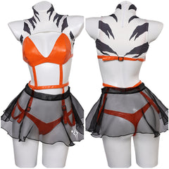 Ahsoka Sexy Cosplay Kostüm Halloween Karneval Outfits