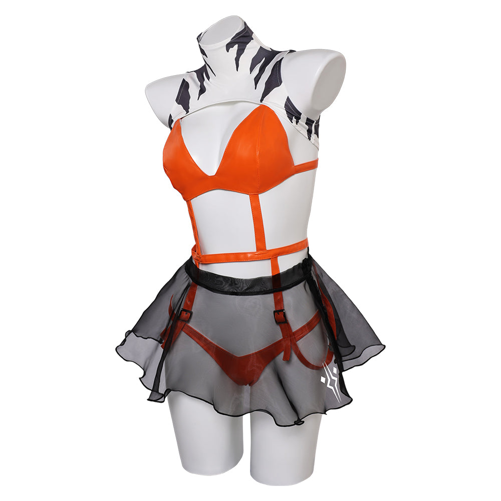 Ahsoka Sexy Cosplay Kostüm Halloween Karneval Outfits