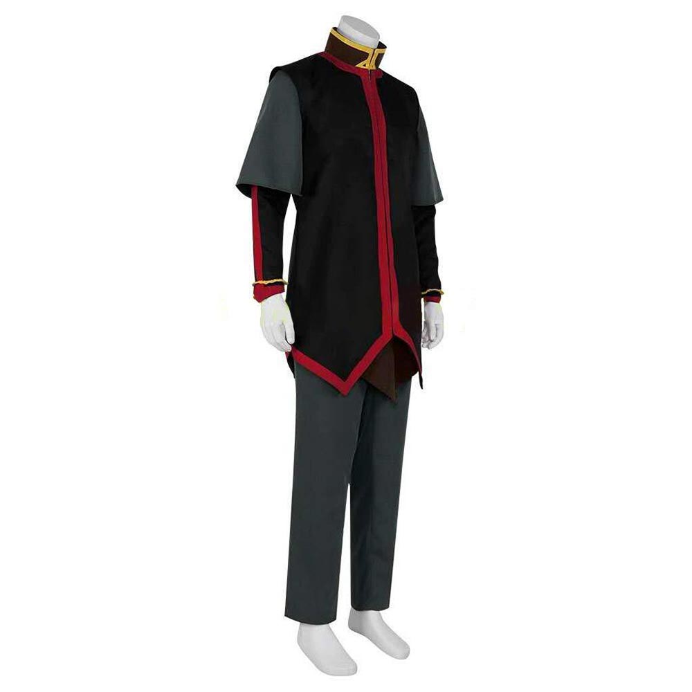 Avatar schwarz Kostüm Set The Last Airbender Avatar Aang Cosplay