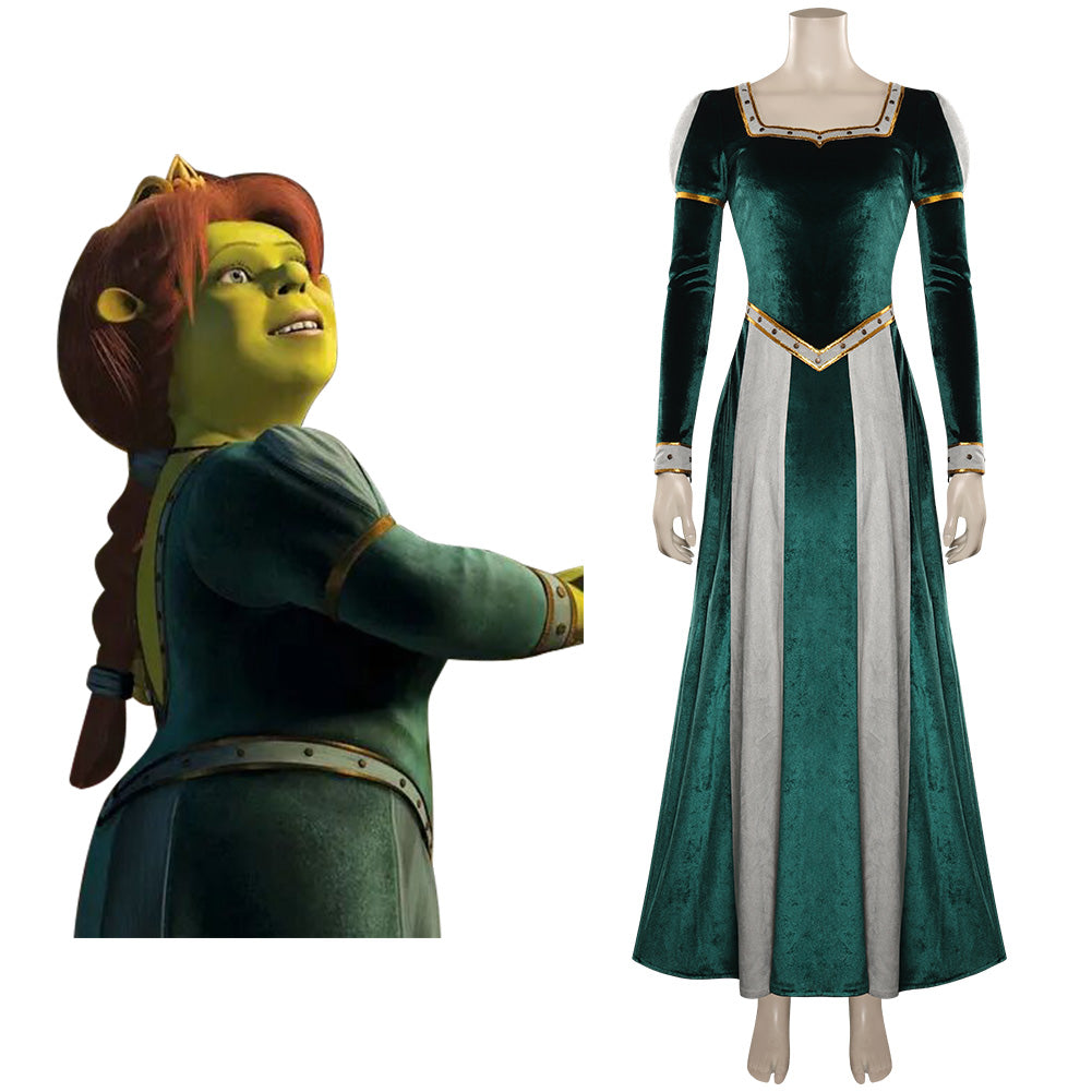 Shrek 2 Cosplay Fiona Kostüm Halloween Karneval Kleid