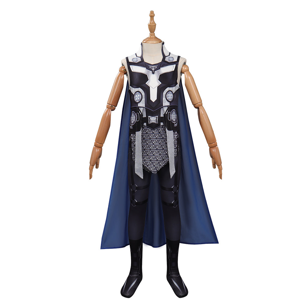 Kinder Thor: Love and Thunder (2022) Valkyrie Cosplay Kostüm Halloween Karneval Jumpsuit