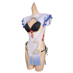 Genshin Impact Ganyu Damen Sommer Originelle Bademode 3tlg. Badeanzug