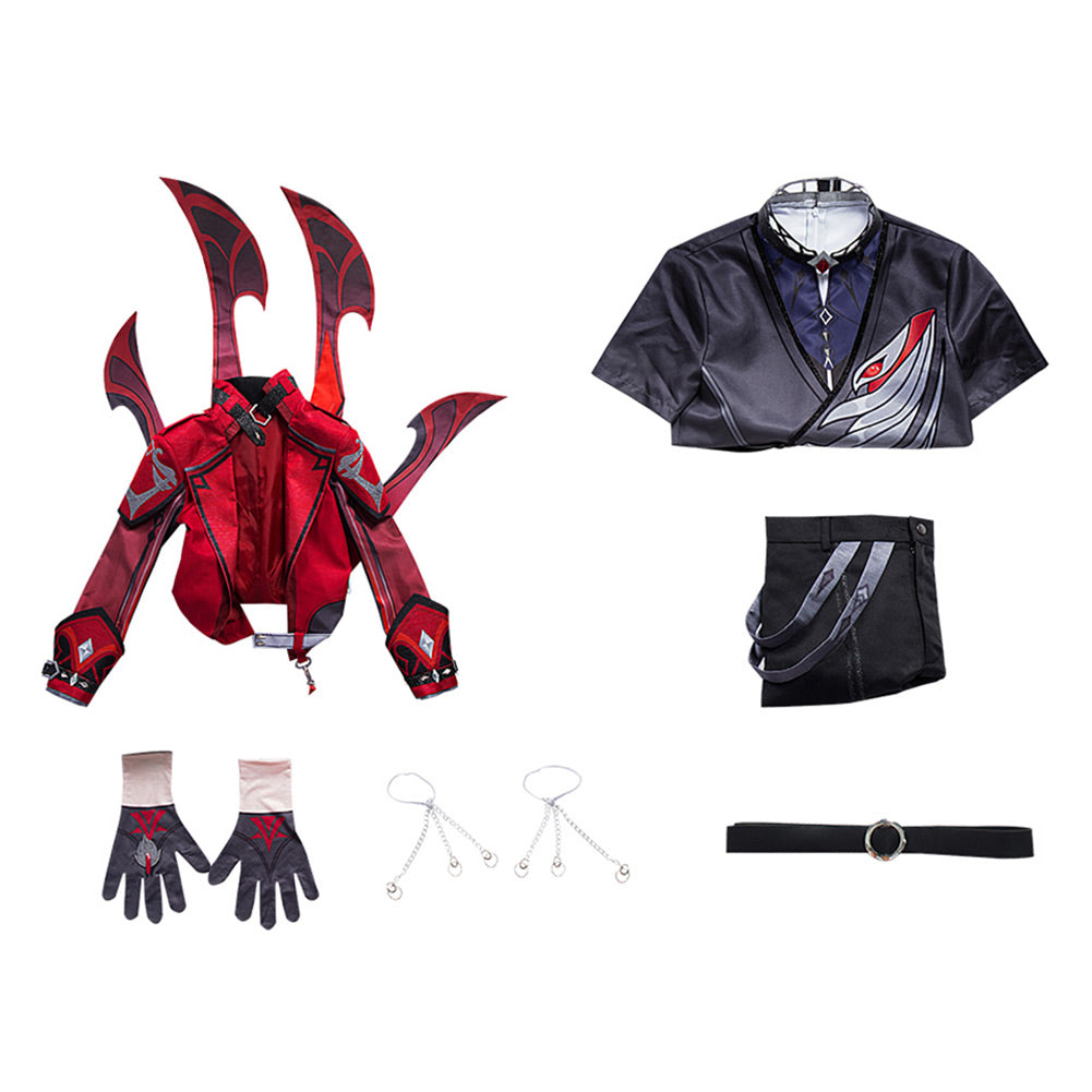 Diluc Ragnvindr Cosplay Genshin Impact Kostüm Halloween Karneval Outfits