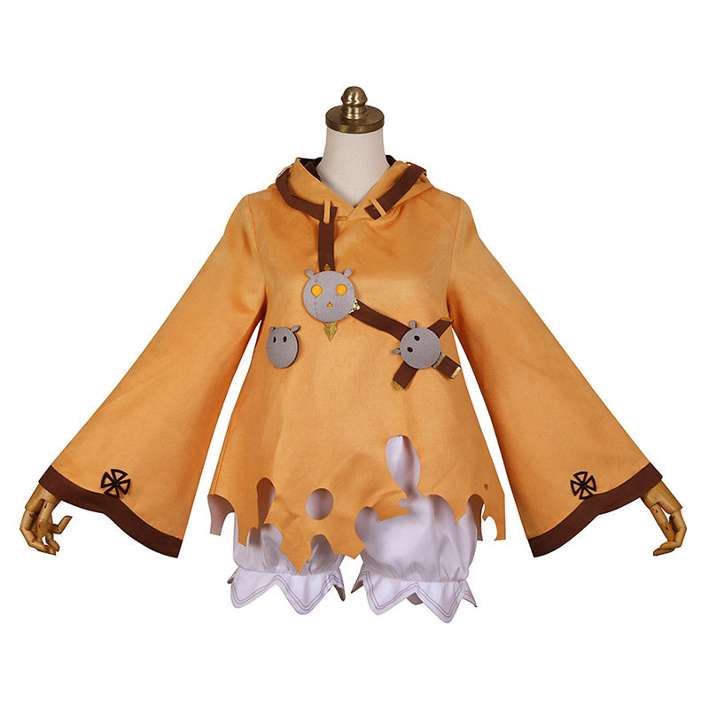 Klee Genshin Impact Cosplay Kostüm Halloween Karneval Kleid