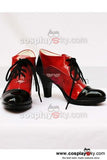 Black Butler Grell Cosplay Schuhe Stiefel Schwarz und Rot - cosplaycartde